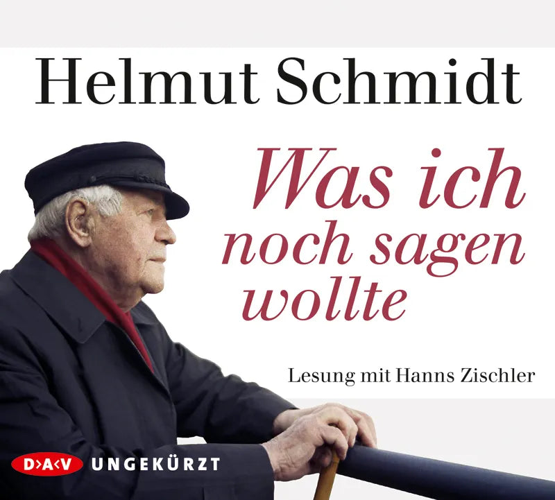 Buchcover von 'Was ich noch sagen wollte' - Hörbuch (CD) von Helmut Schmidt