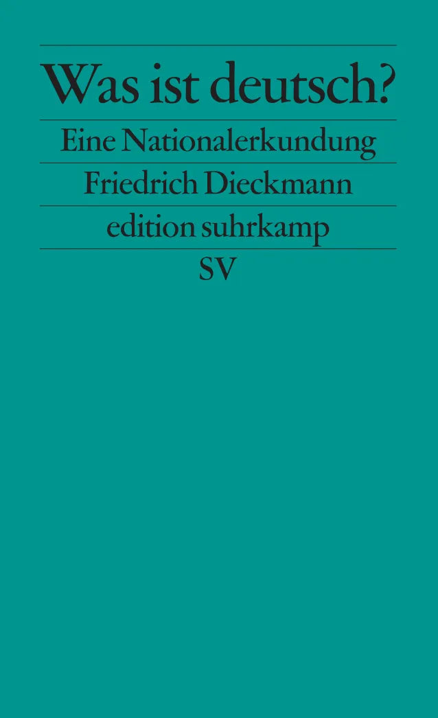 Buchcover von 'Was ist deutsch?' - Taschenbuch von Friedrich Dieckmann