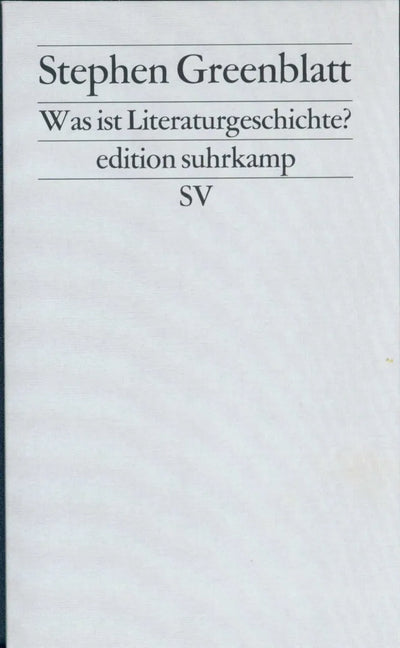 Was ist Literaturgeschichte?