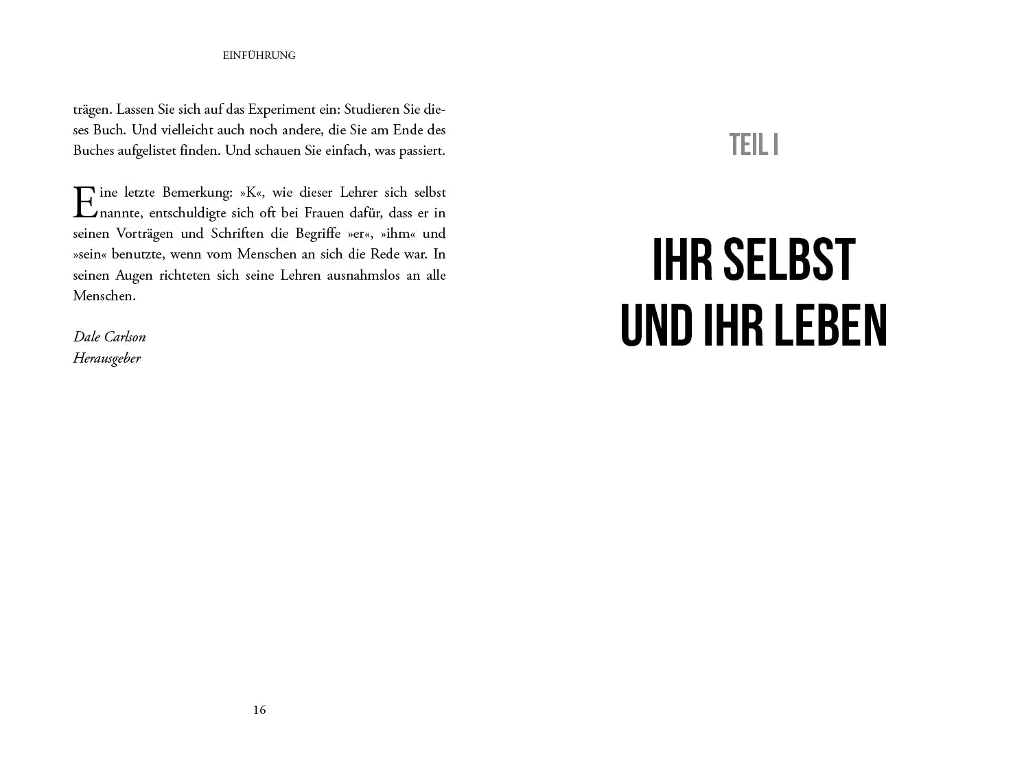 Innenansicht von 'Was machst du aus deinem Leben?' - Gebundene Ausgabe