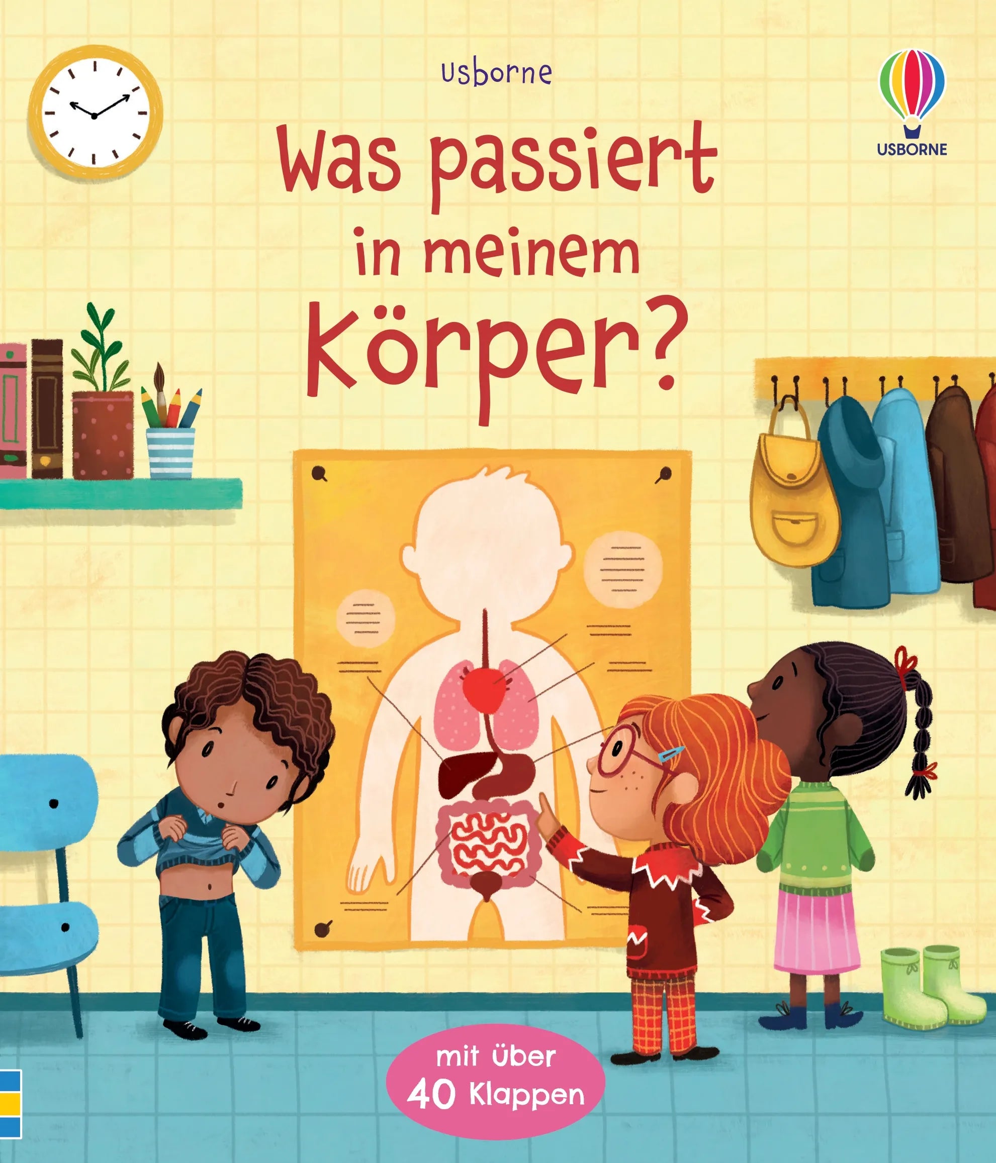 Buchcover von 'Was passiert in meinem Körper?' - Gebundene Ausgabe von Katie Daynes