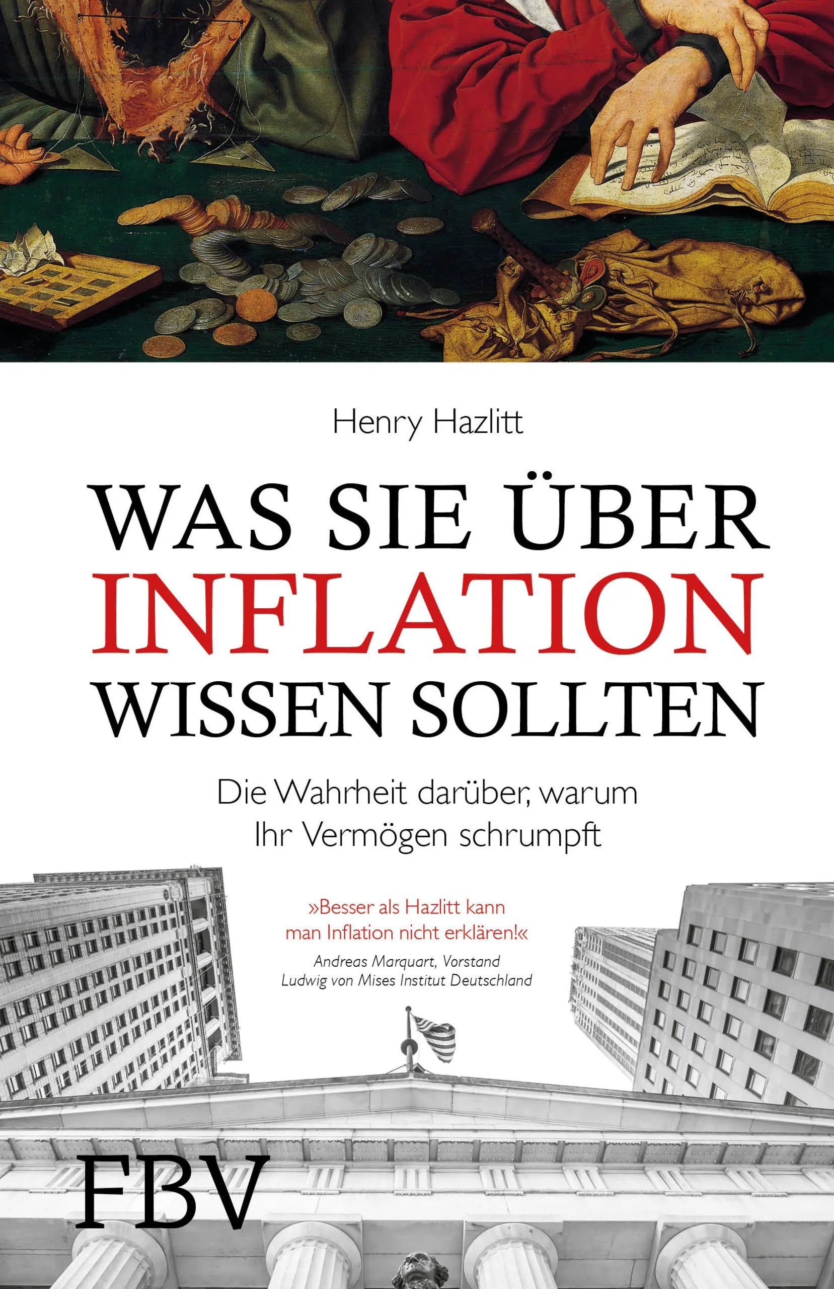 Buchcover von 'Was Sie über Inflation wissen sollten' - Gebundene Ausgabe von Henry Hazlitt