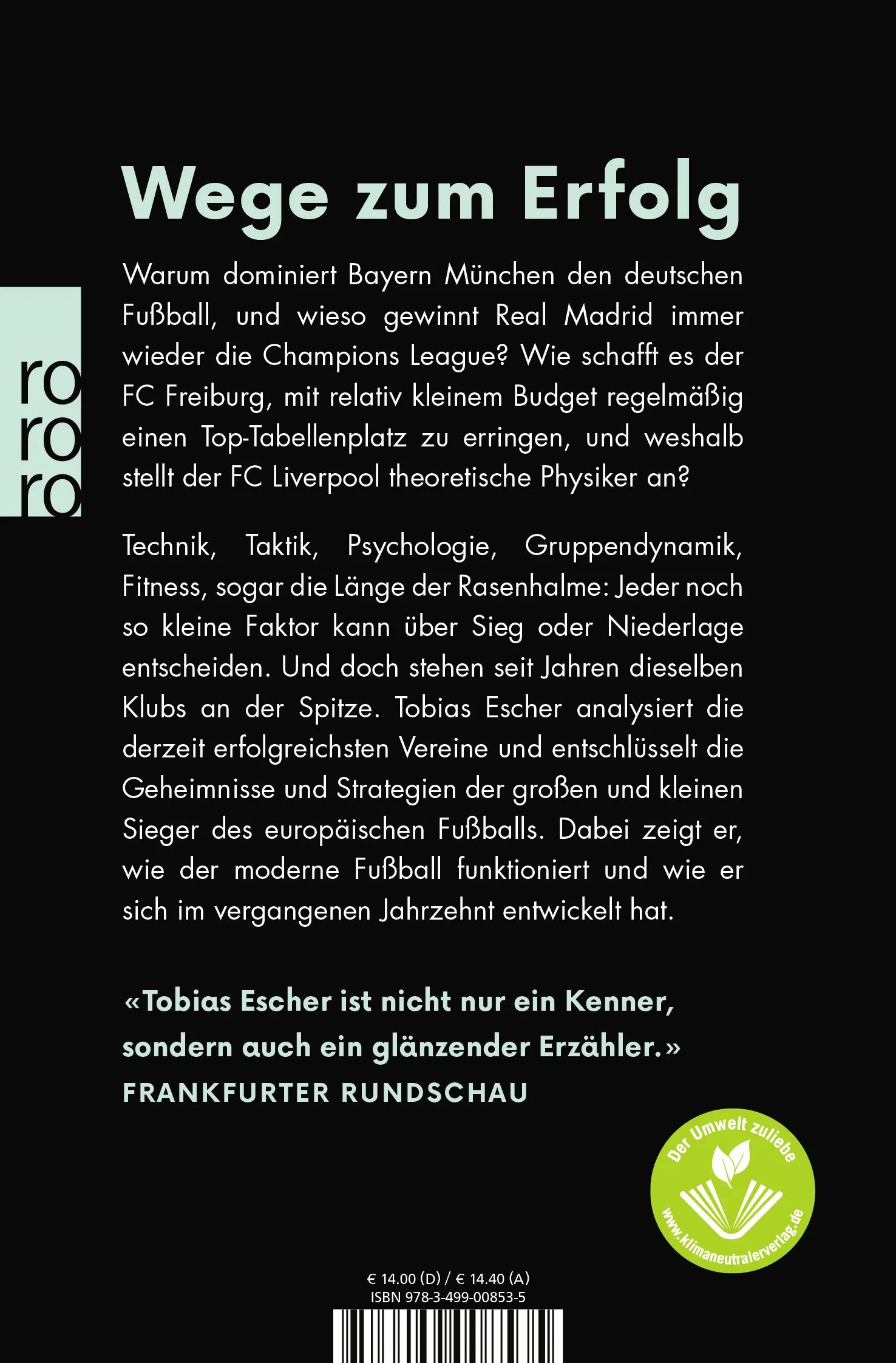 Buchrückseite von 'Was Teams erfolgreich macht' mit Klappentext - Taschenbuch