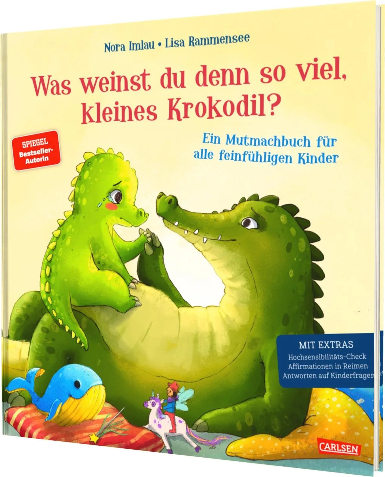 Cover: Was weinst du denn so viel, kleines Krokodil? (Hardcover) von Nora Imlau