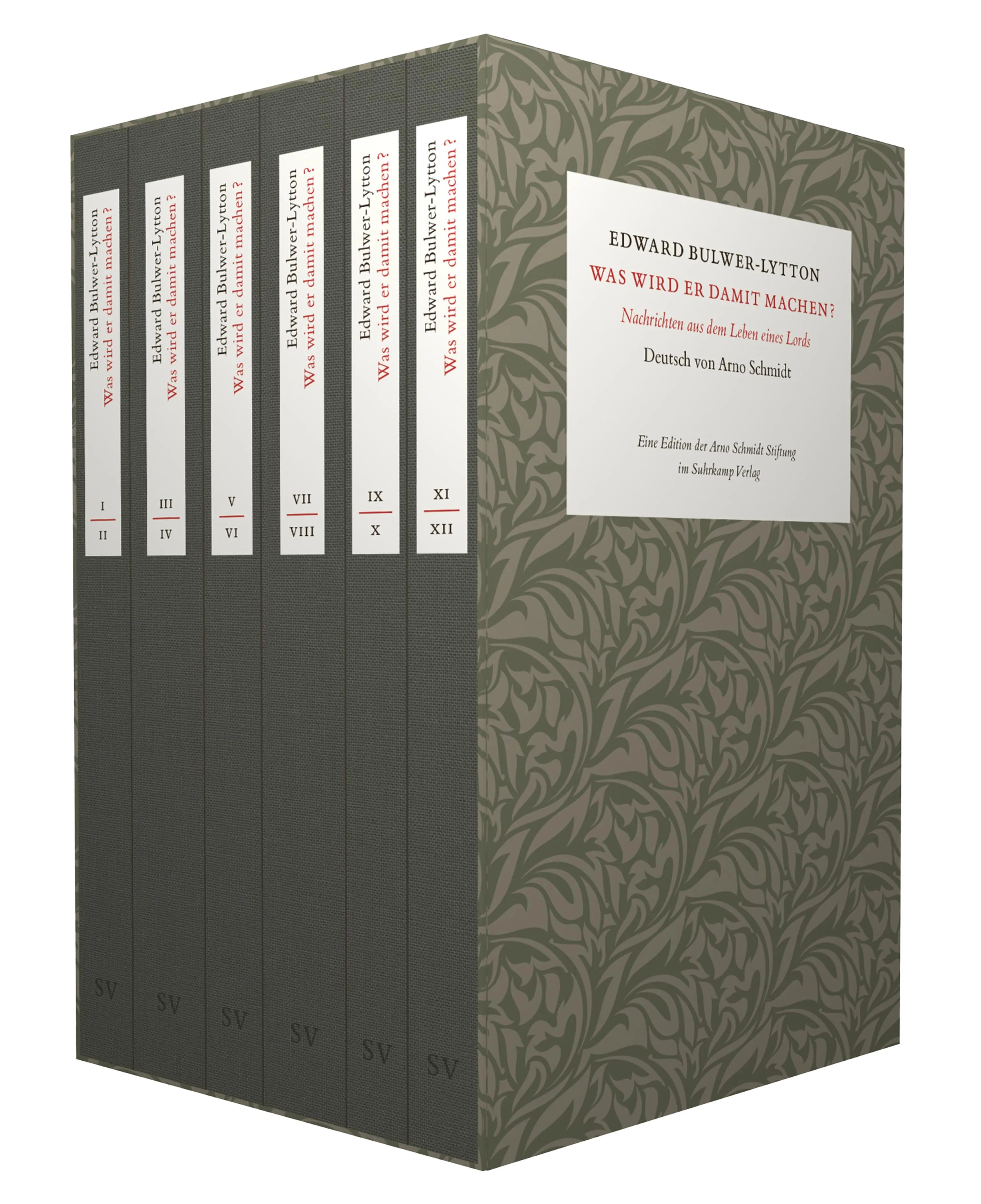 Buchcover von 'Was wird er damit machen?' - Gebundene Ausgabe von Edward George Bulwer-Lytton