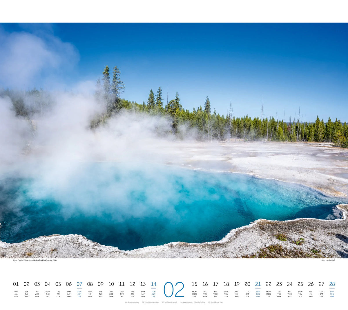 Wasser Kalender 2027 – Ansicht