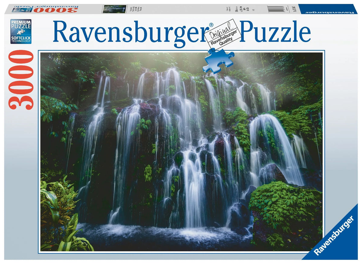 Puzzle: Erwachsenenpuzzle 3000 Teile - Wasserfall auf Bali