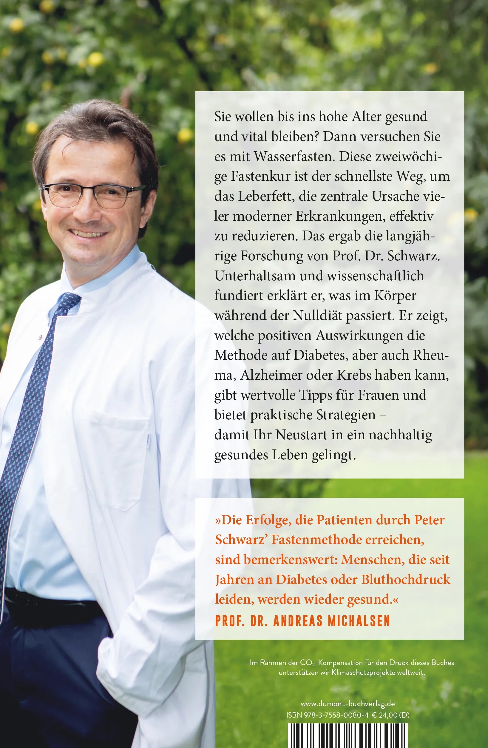 Rückseite: Wasserfasten (Hardcover)