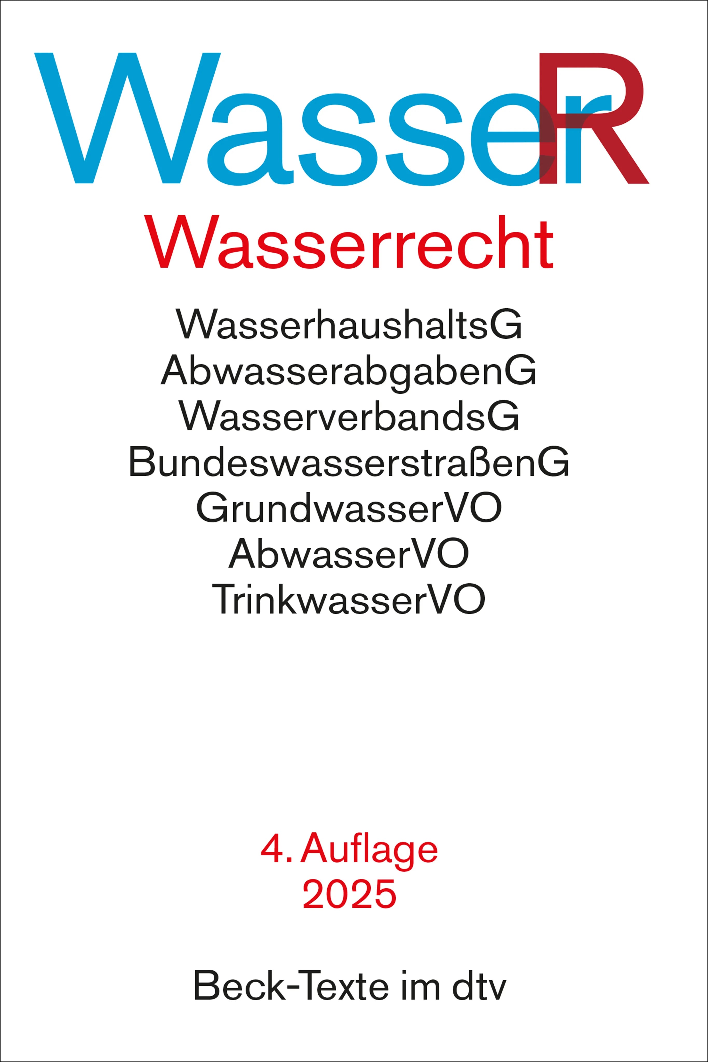 Buchcover von 'Wasserrecht' - Taschenbuch von Michael Reinhardt