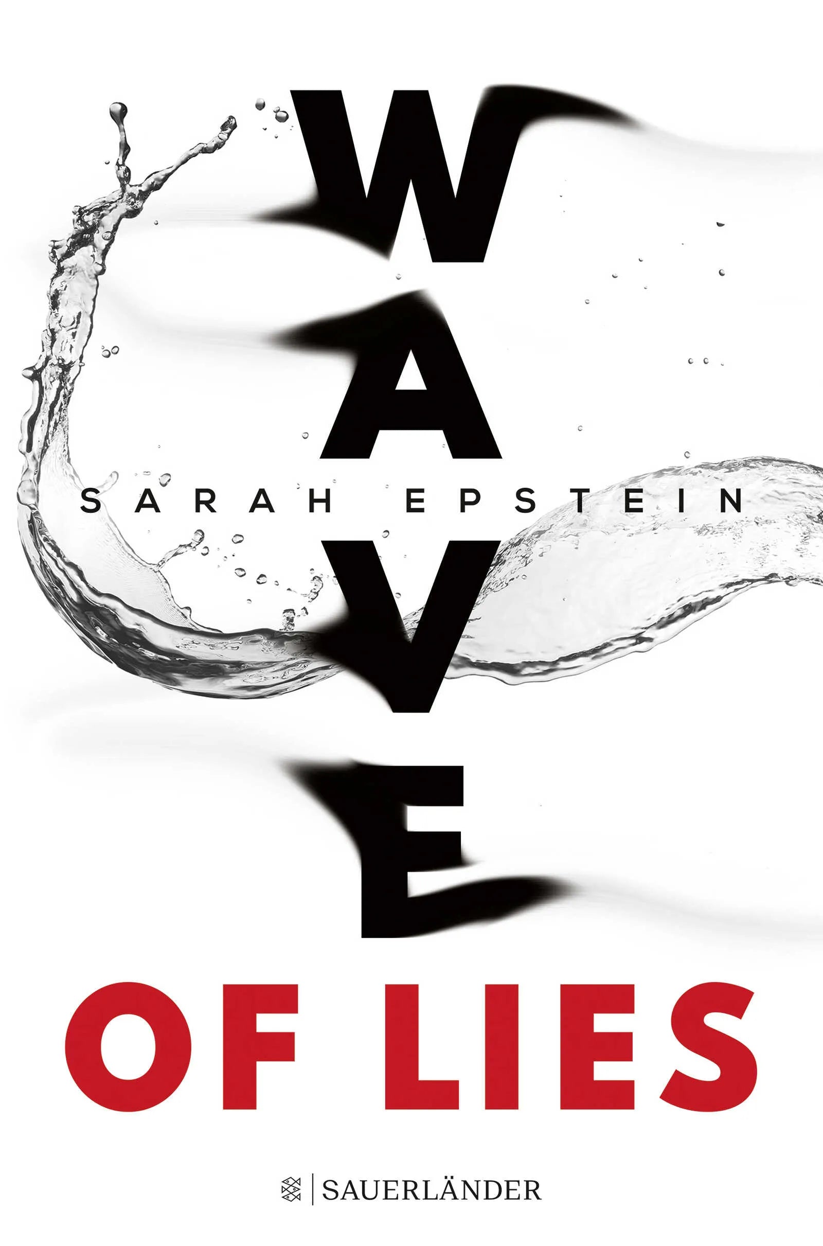 Buchcover von 'Wave of Lies' - Gebundene Ausgabe von Sarah Epstein