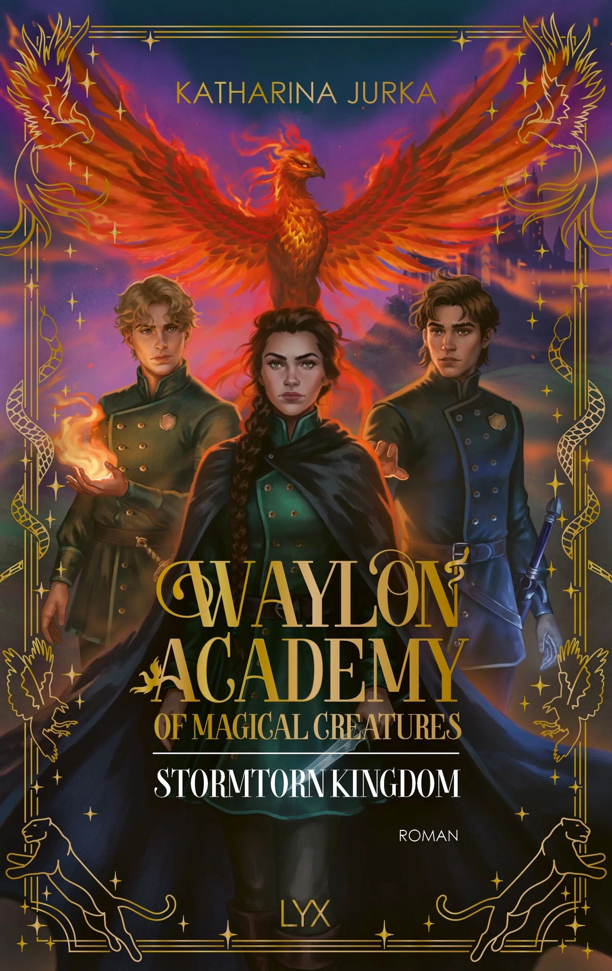 Detailansicht: Waylon Academy of Magical Creatures - Stormtorn Kingdom (Hardcover)