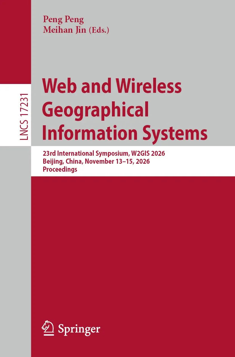 Cover: Web and Wireless Geographical Information Systems (E-Book) von Peng Peng