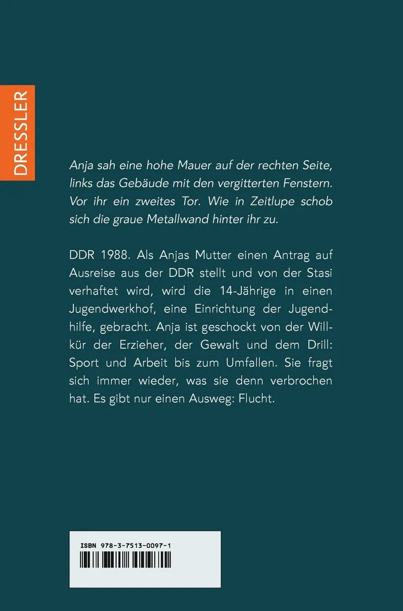 Buchrückseite von 'Weggesperrt' mit Klappentext - Taschenbuch