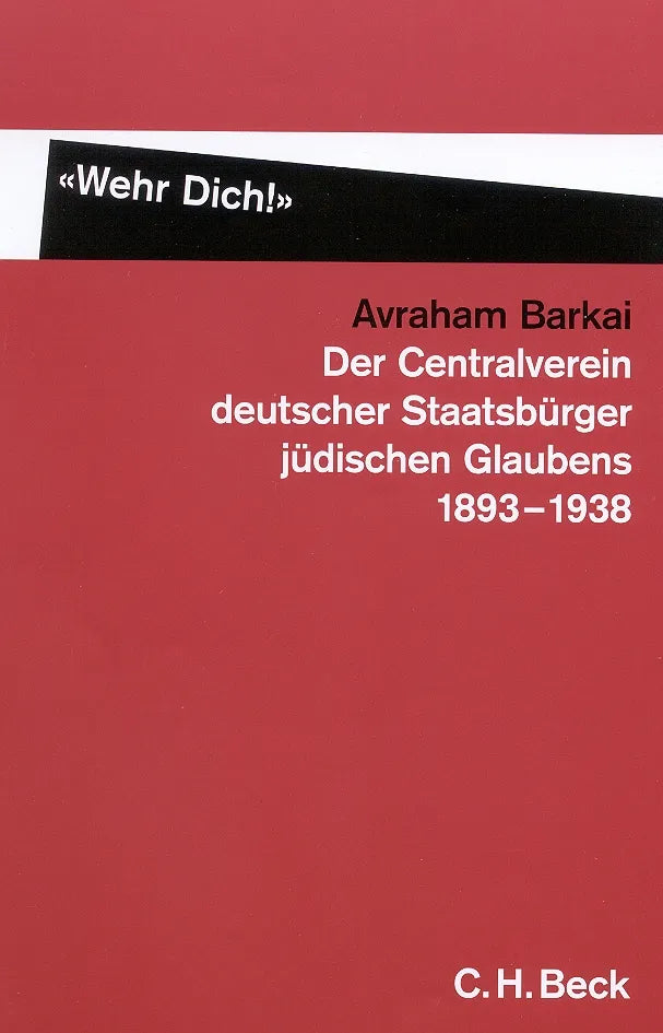 Buchcover von ''Wehr Dich!'' - Gebundene Ausgabe von Avraham Barkai