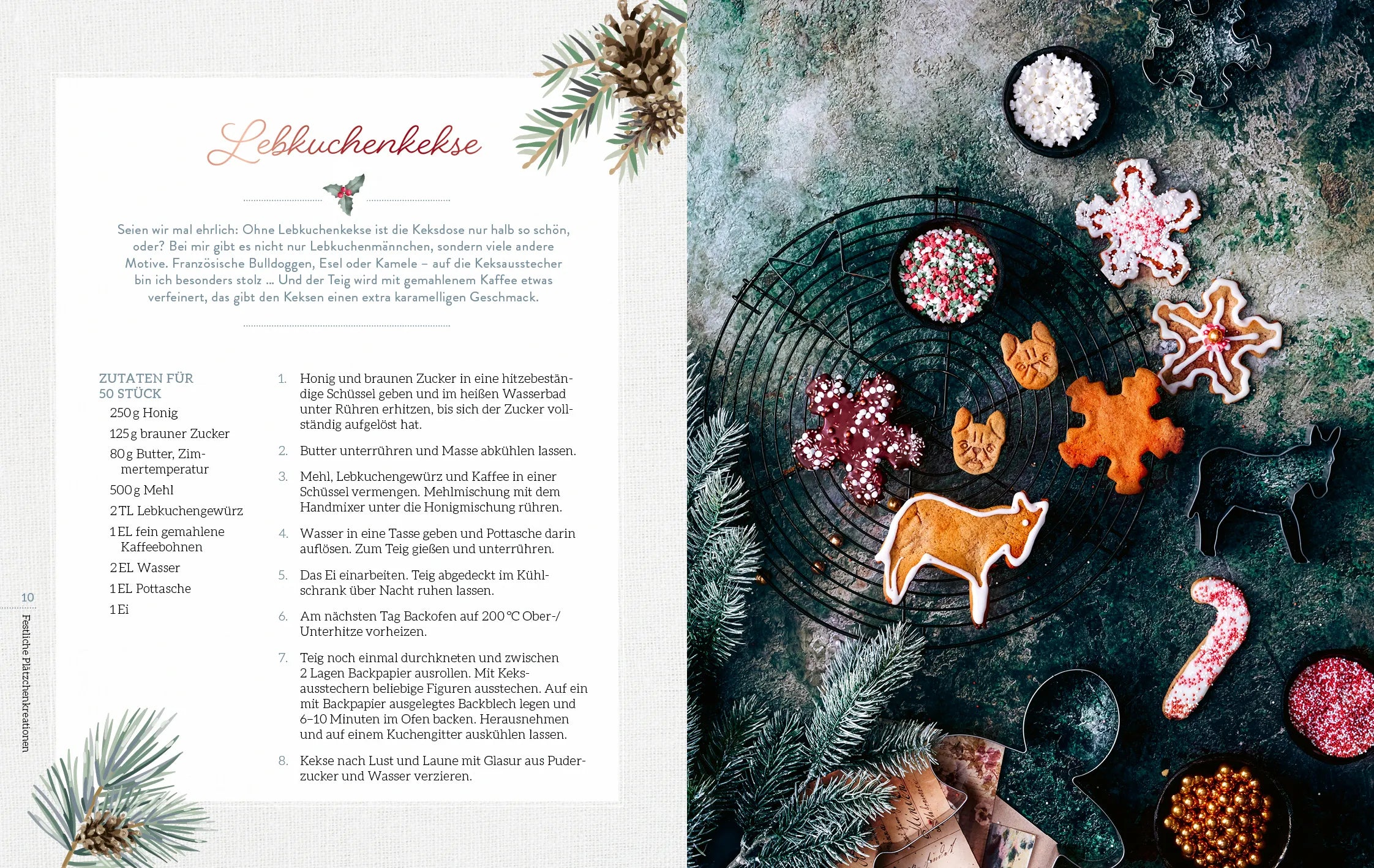 Innenansicht von 'Weihnachten: Das Backbuch' - Gebundene Ausgabe