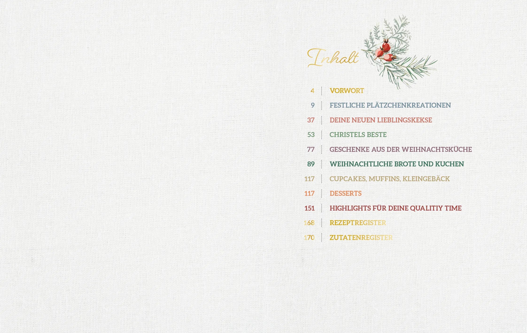 Innenansicht von 'Weihnachten: Das Backbuch' - Gebundene Ausgabe
