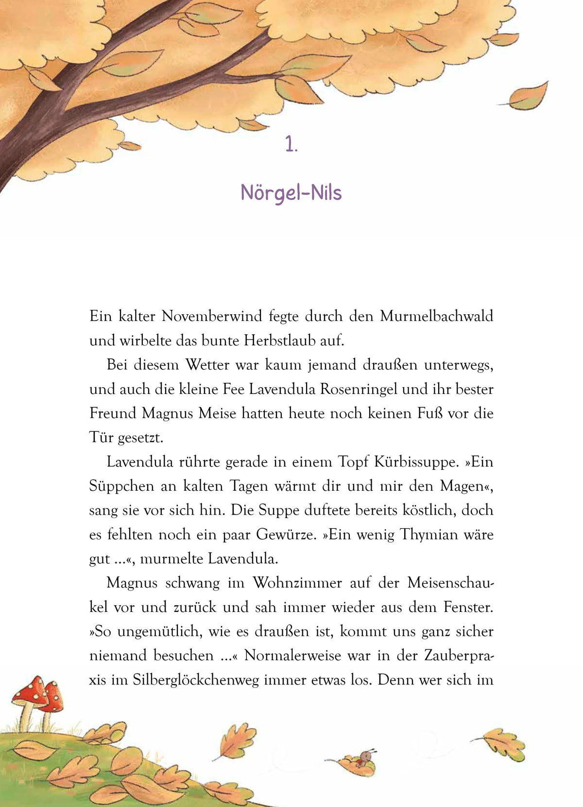 Detailansicht: Weihnachten mit der kleinen Fee Lavendula (Hardcover)