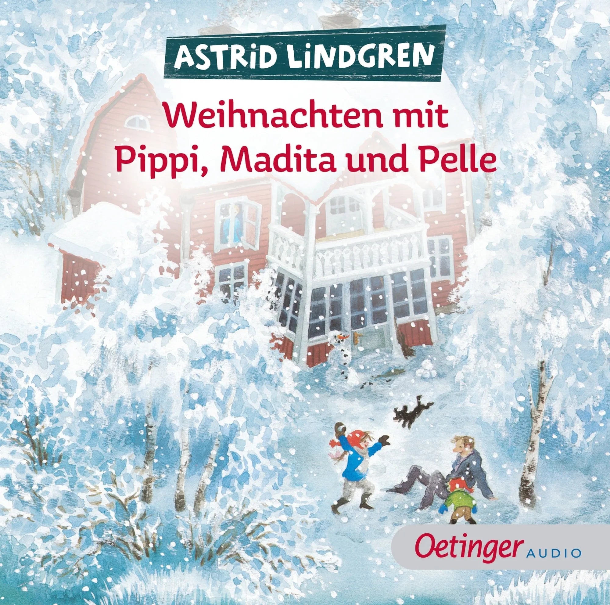 Buchcover von 'Weihnachten mit Pippi, Madita und Pelle' - Hörbuch (CD) von Astrid Lindgren
