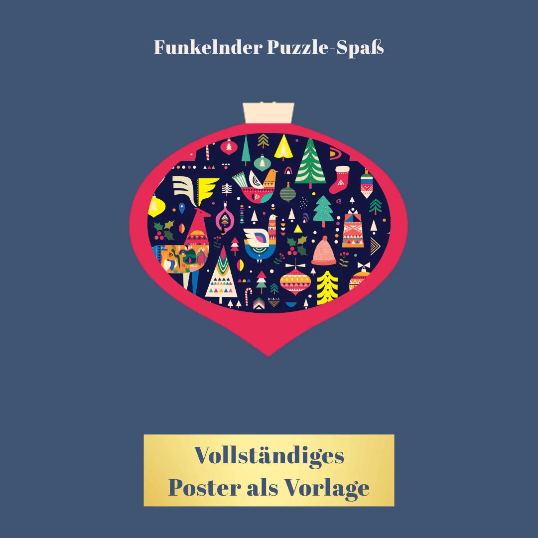 Weihnachts-Puzzle: Festliche Stimmung – 1.000 Teile – Ansicht