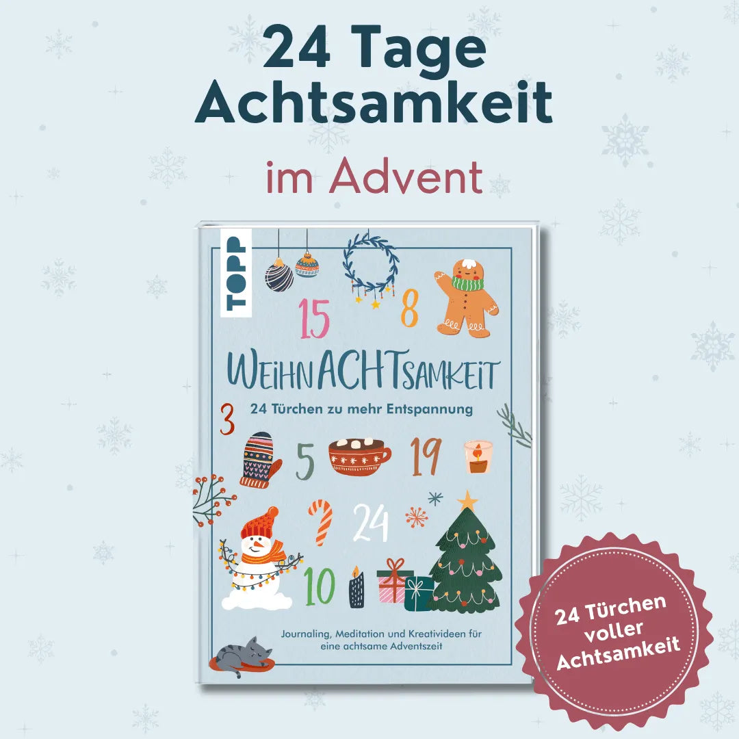 Detailansicht: WeihnAchtsamkeit. 24 Türchen zu mehr Entspannung. (Hardcover)