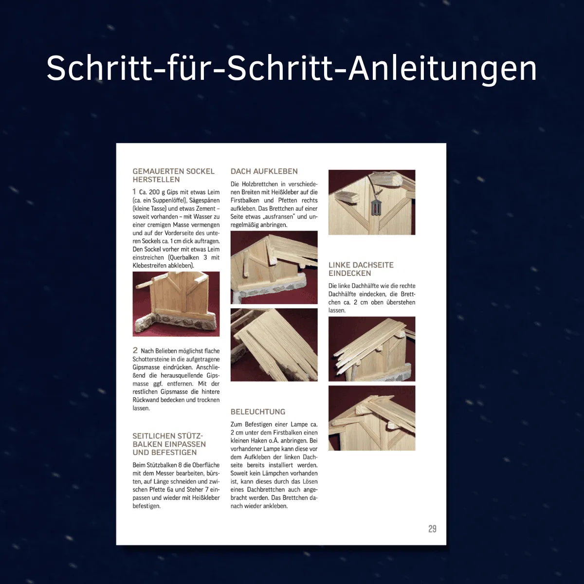 Detailansicht: Weihnachtskrippen. Der Meisterkurs (Taschenbuch)