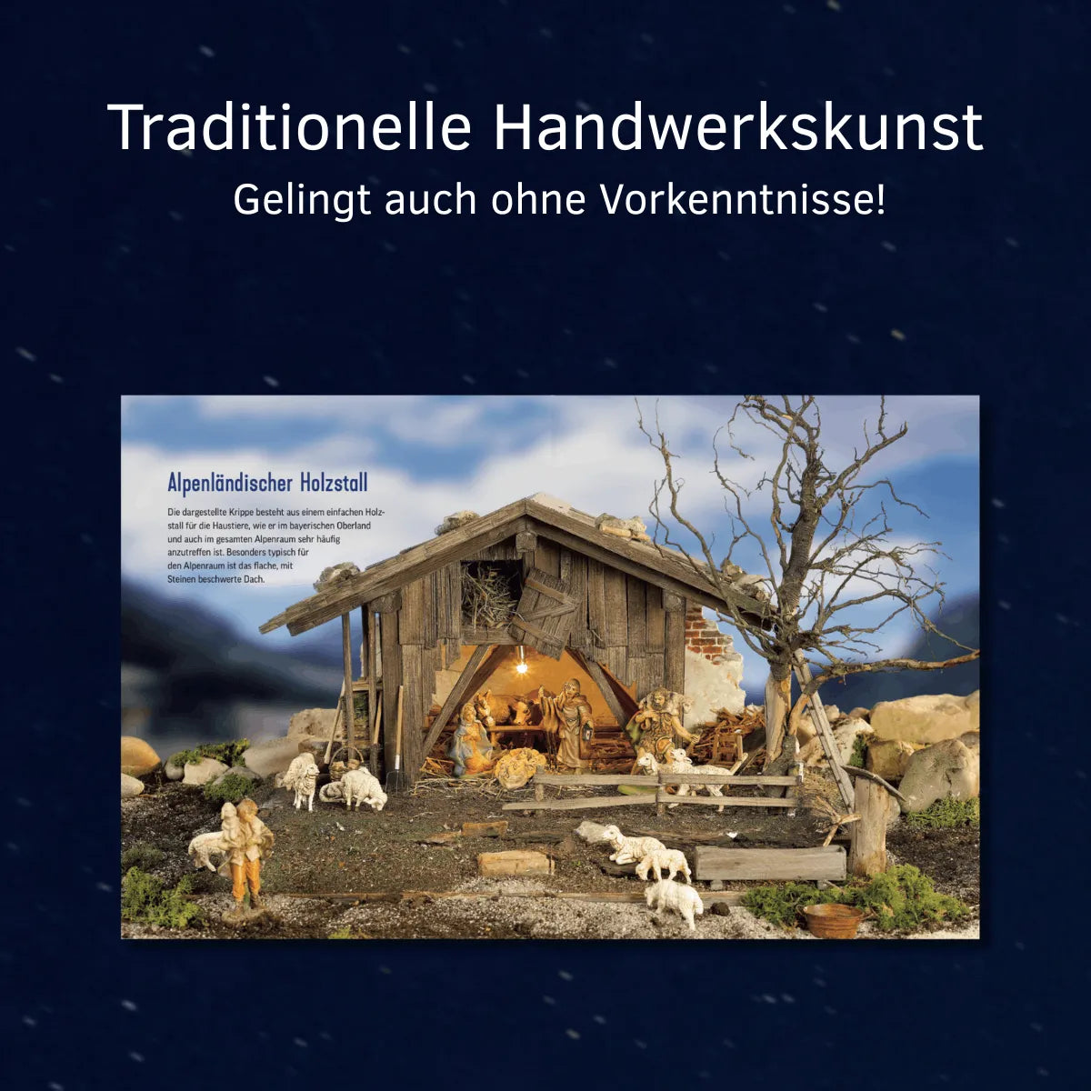 Detailansicht: Weihnachtskrippen. Der Meisterkurs (Taschenbuch)