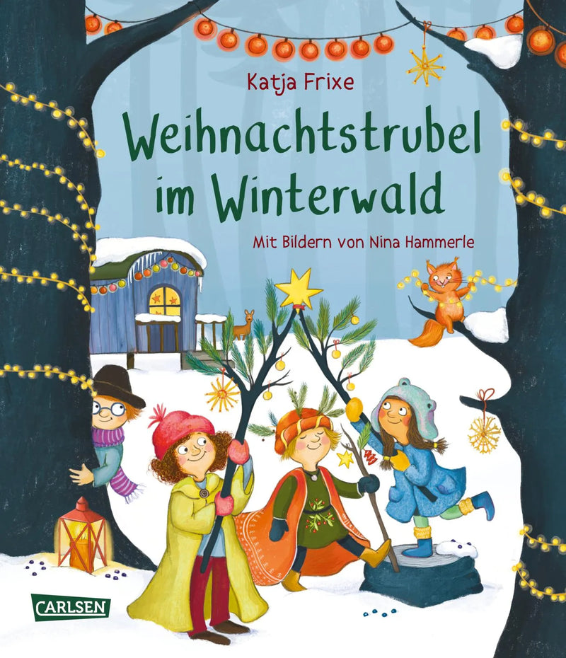 Weihnachtstrubel im Winterwald