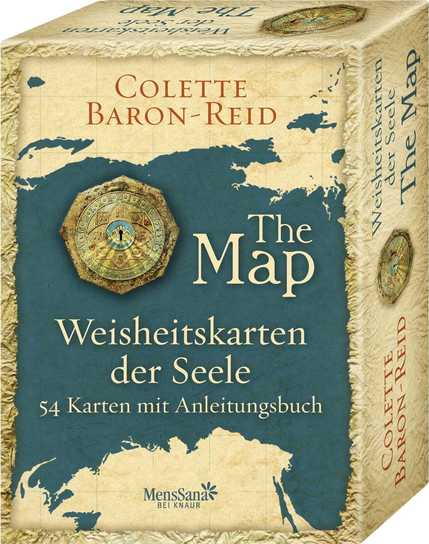 Buchcover von 'Weisheitskarten der Seele - The Map' - Gebundene Ausgabe von Colette Baron-Reid