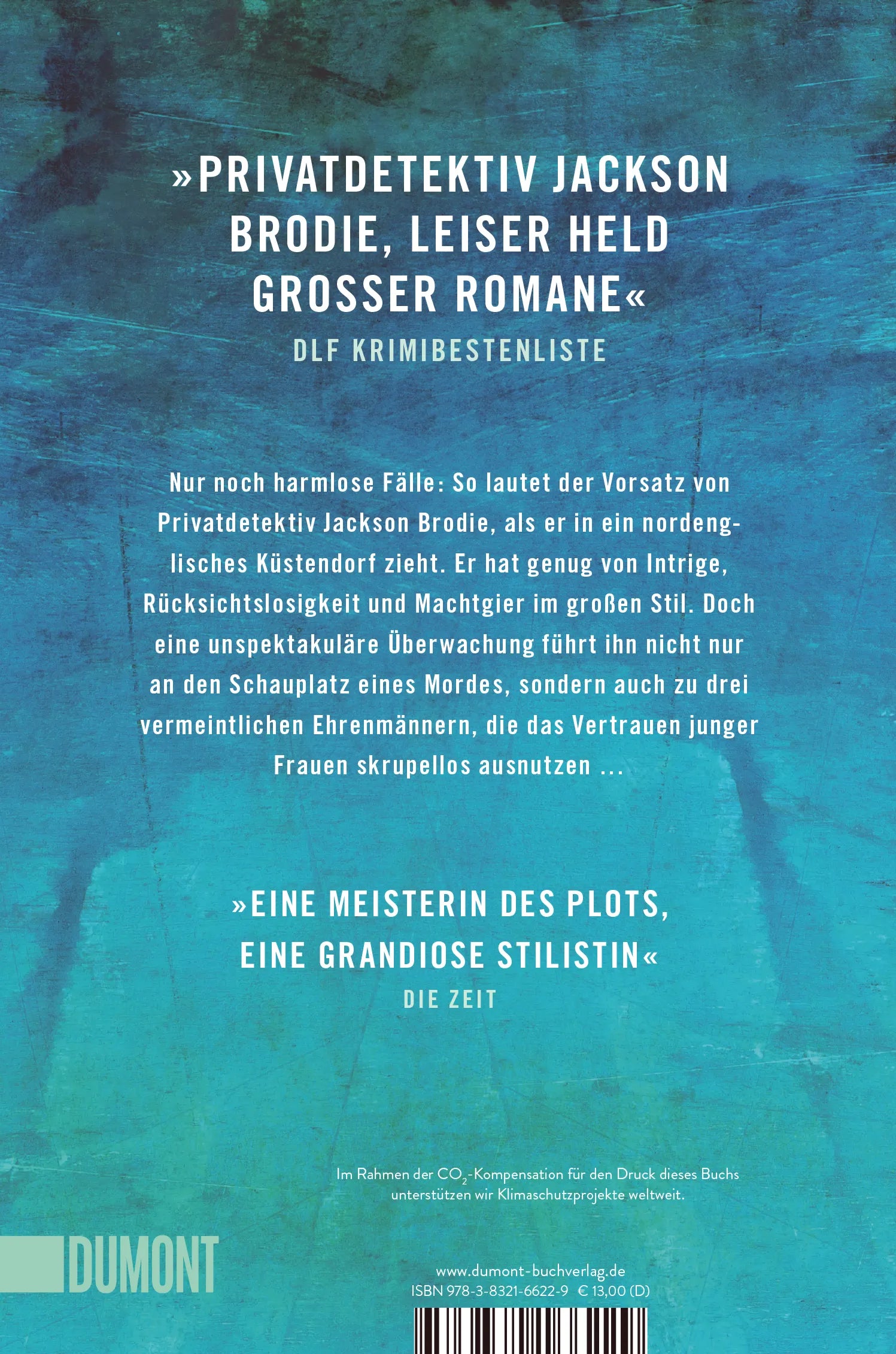 BuchrÃ¼ckseite von 'Weiter Himmel' mit Klappentext - Taschenbuch