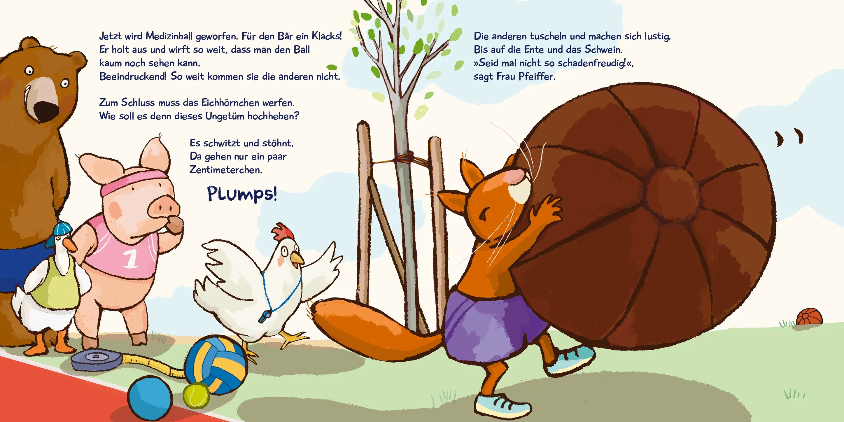 Produktansicht: Weitsprung mit Schwein (Gebundene Ausgabe)