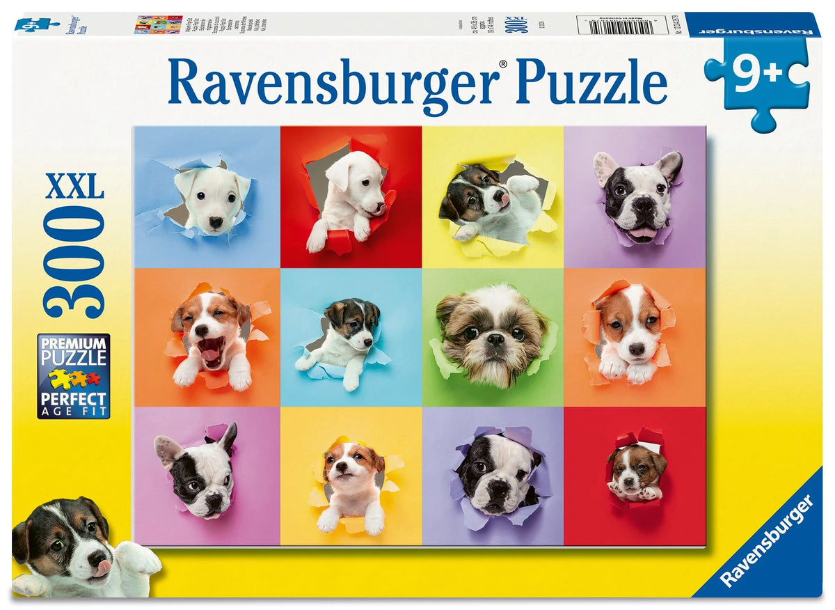 Kinderpuzzle: Kinderpuzzle 300 XXL Teile - Welpen-Pop-Out