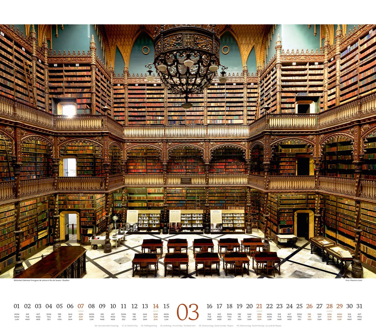 Welt der Bücher Kalender 2027 – Ansicht