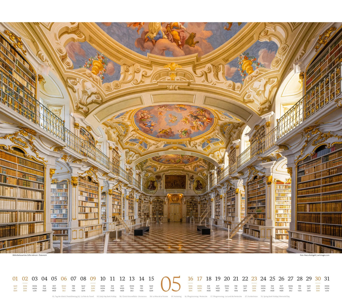 Welt der Bücher Kalender 2027 – Ansicht