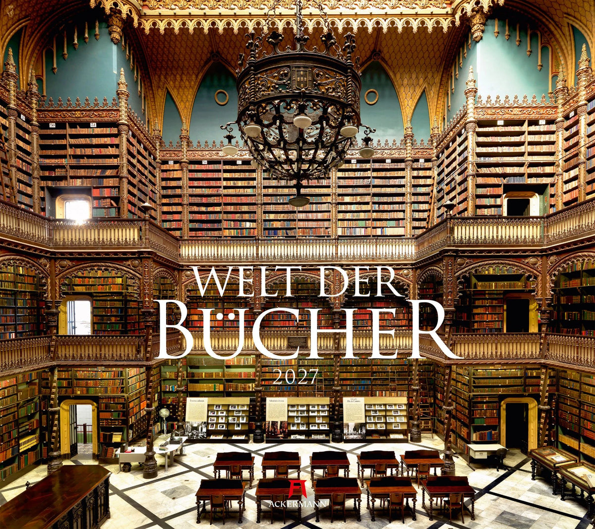 Wandkalender: Welt der Bücher Kalender 2027