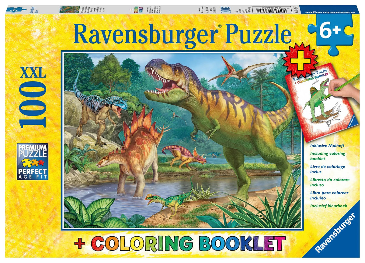 Kinderpuzzle: Kinderpuzzle 100 XXL Teile - Welt der Dinosaurier