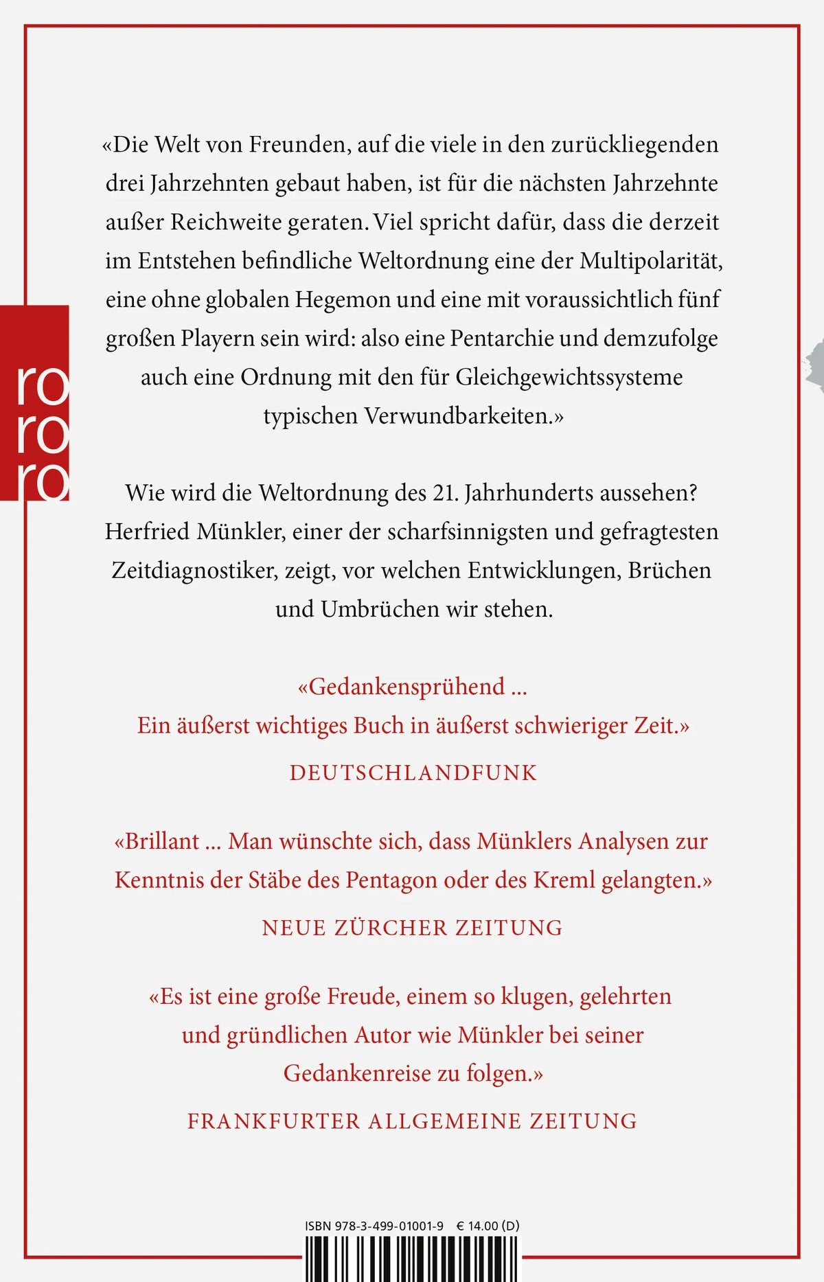 Rückseite: Welt in Aufruhr (Taschenbuch)
