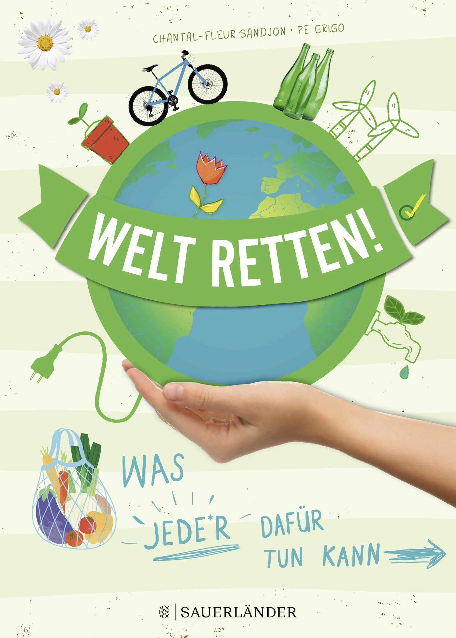 Buchcover von 'Welt retten!' - Gebundene Ausgabe von Chantal-Fleur Sandjon