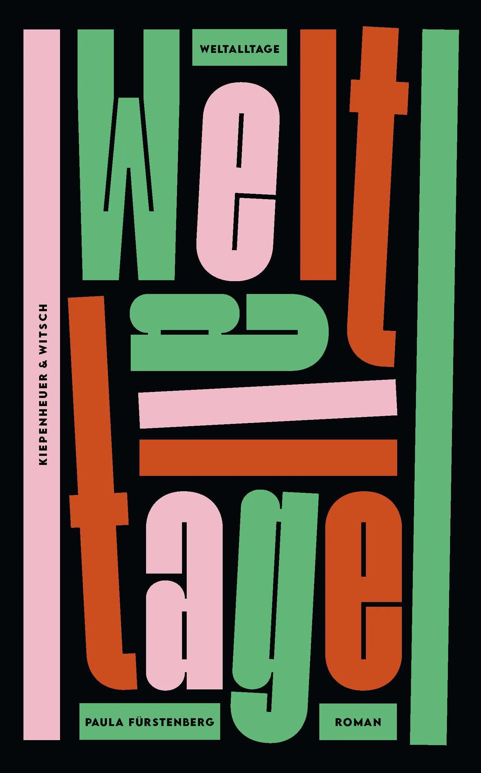 Buchcover von 'Weltalltage' - Gebundene Ausgabe von Paula Fürstenberg