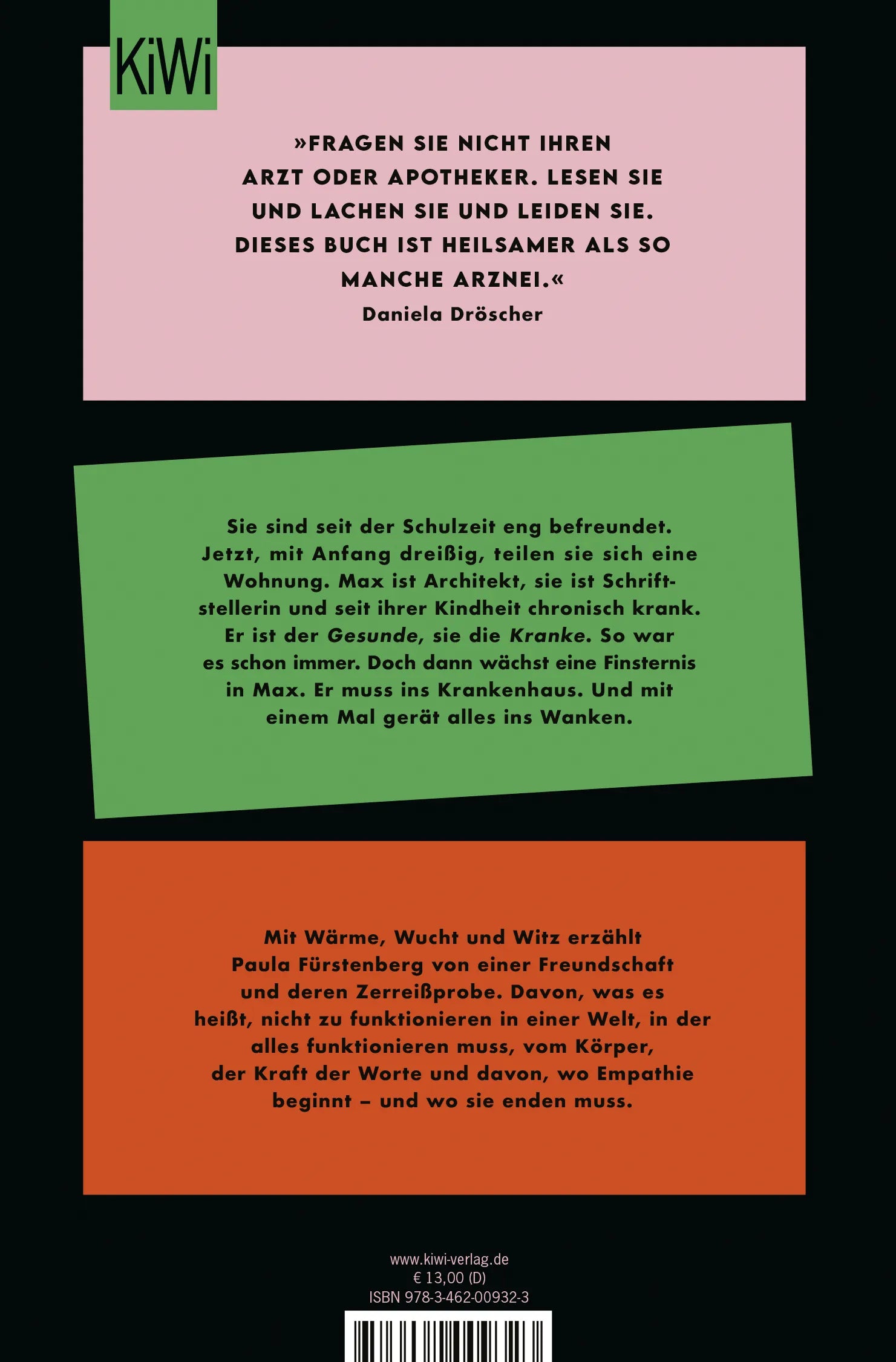 Buchrückseite von 'Weltalltage' mit Klappentext - Taschenbuch