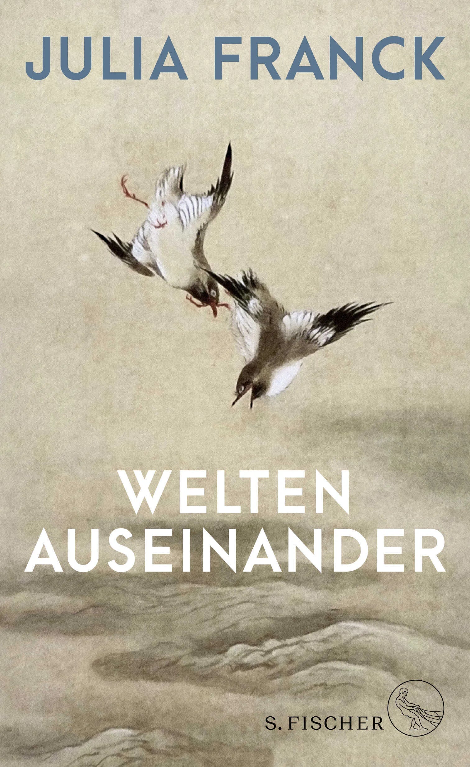 Buchcover von 'Welten auseinander' - Gebundene Ausgabe von Julia Franck