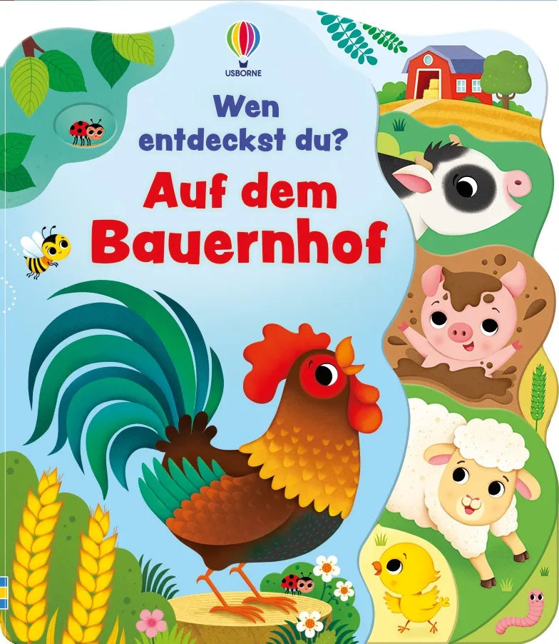 Buchcover von 'Wen entdeckst du? Auf dem Bauernhof' - Gebundene Ausgabe von Alice Beecham
