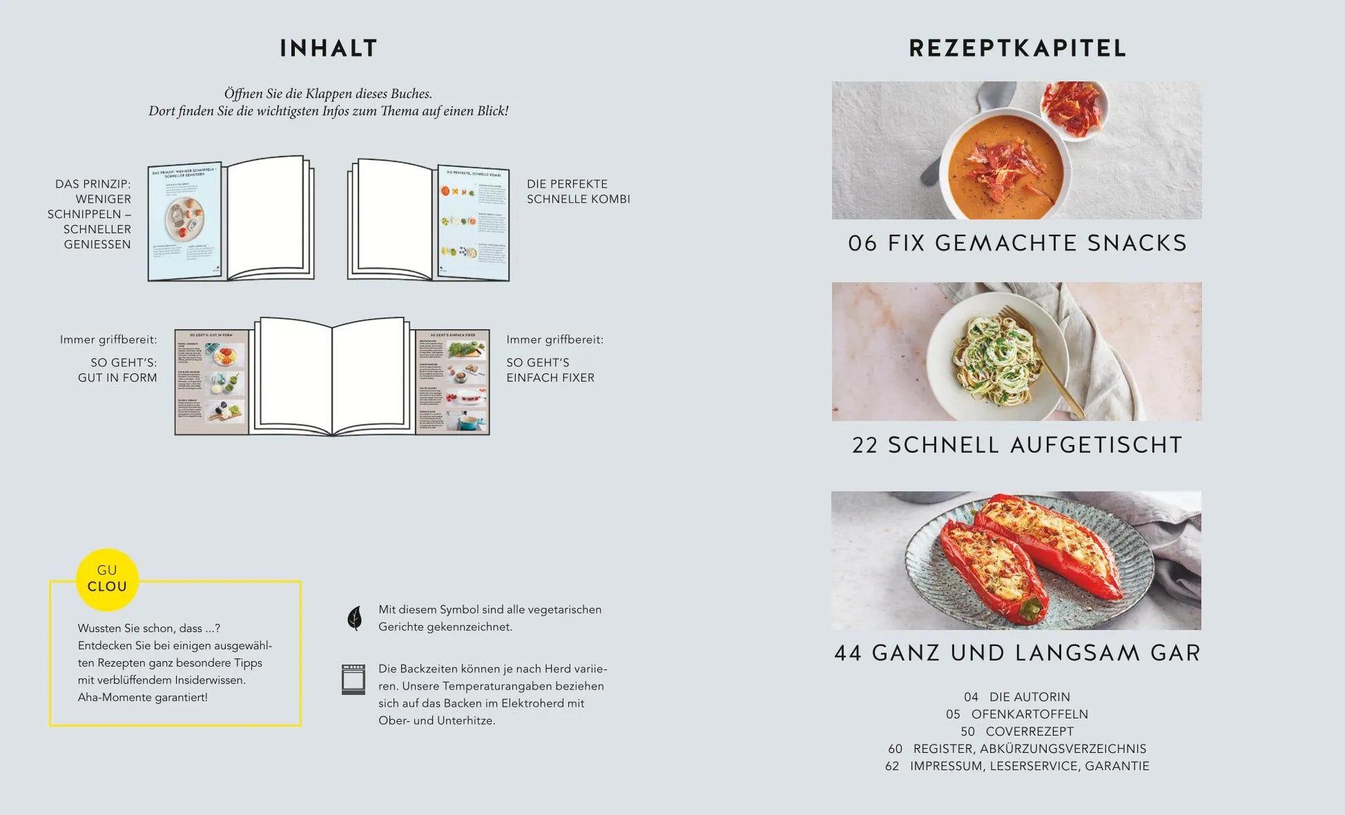Abbildung von 'Wenig schnippeln, schneller kochen'