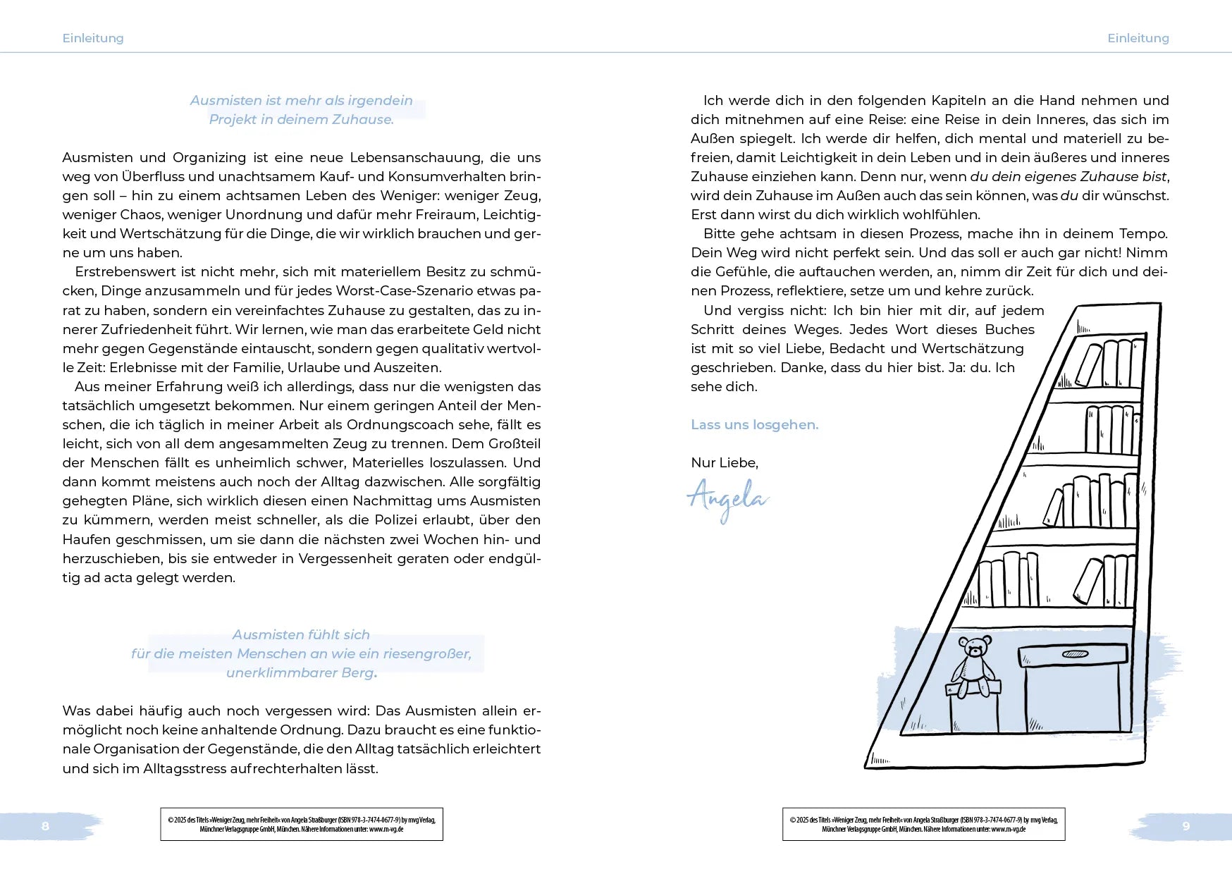 Innenansicht von 'Weniger Zeug, mehr Freiheit' - Taschenbuch