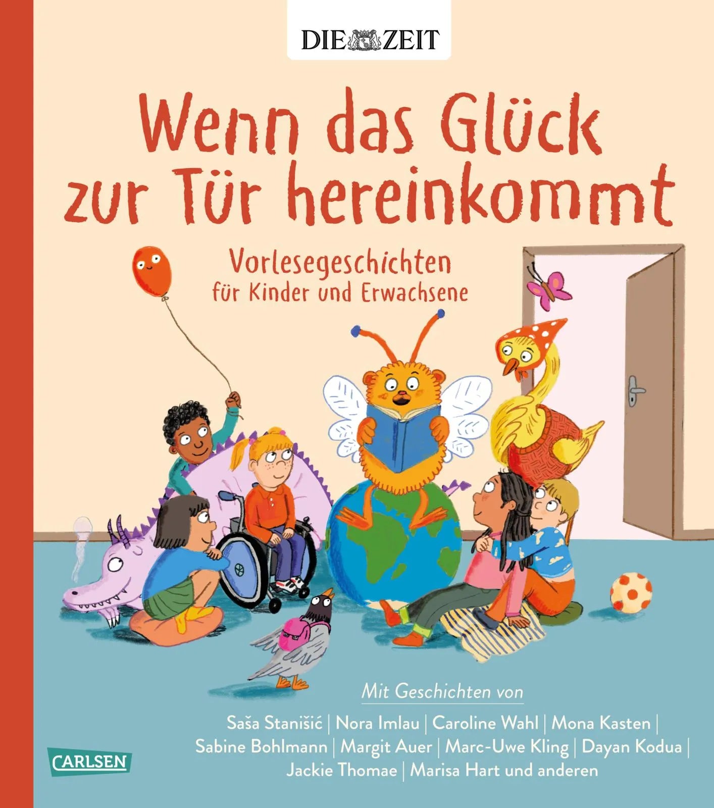 Cover: Wenn das Glück zur Tür hereinkommt (Hardcover) von Saša Stanišić