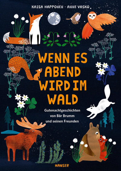 Wenn es Abend wird im Wald
