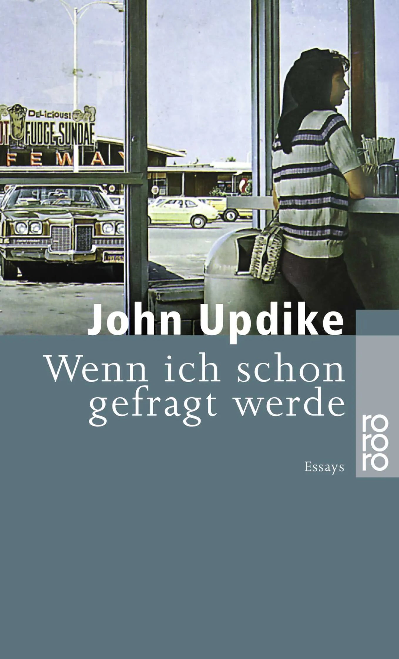 Buchcover von 'Wenn ich schon gefragt werde' - Taschenbuch von John Updike