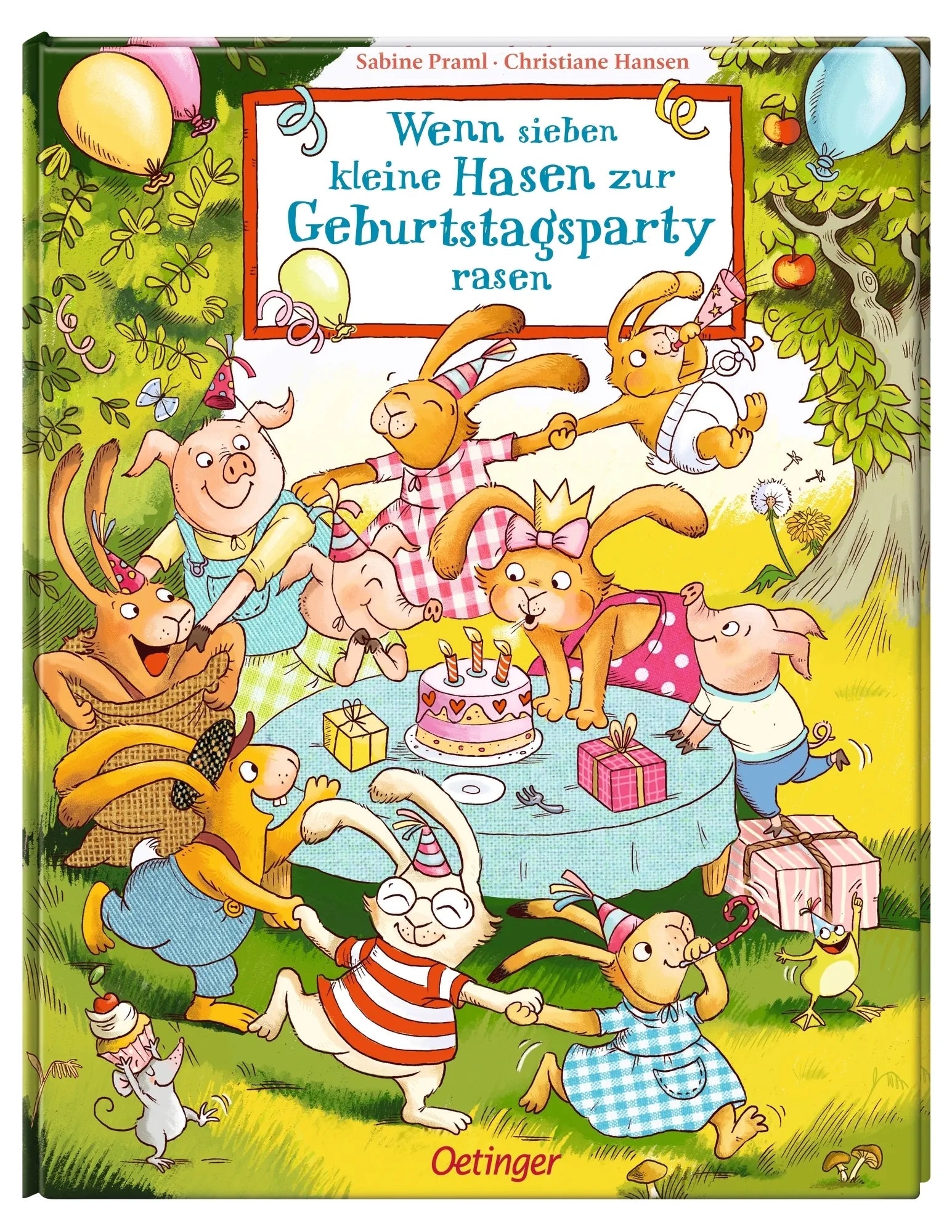 Abbildung von 'Wenn sieben kleine Hasen zur Geburtstagsparty rasen'