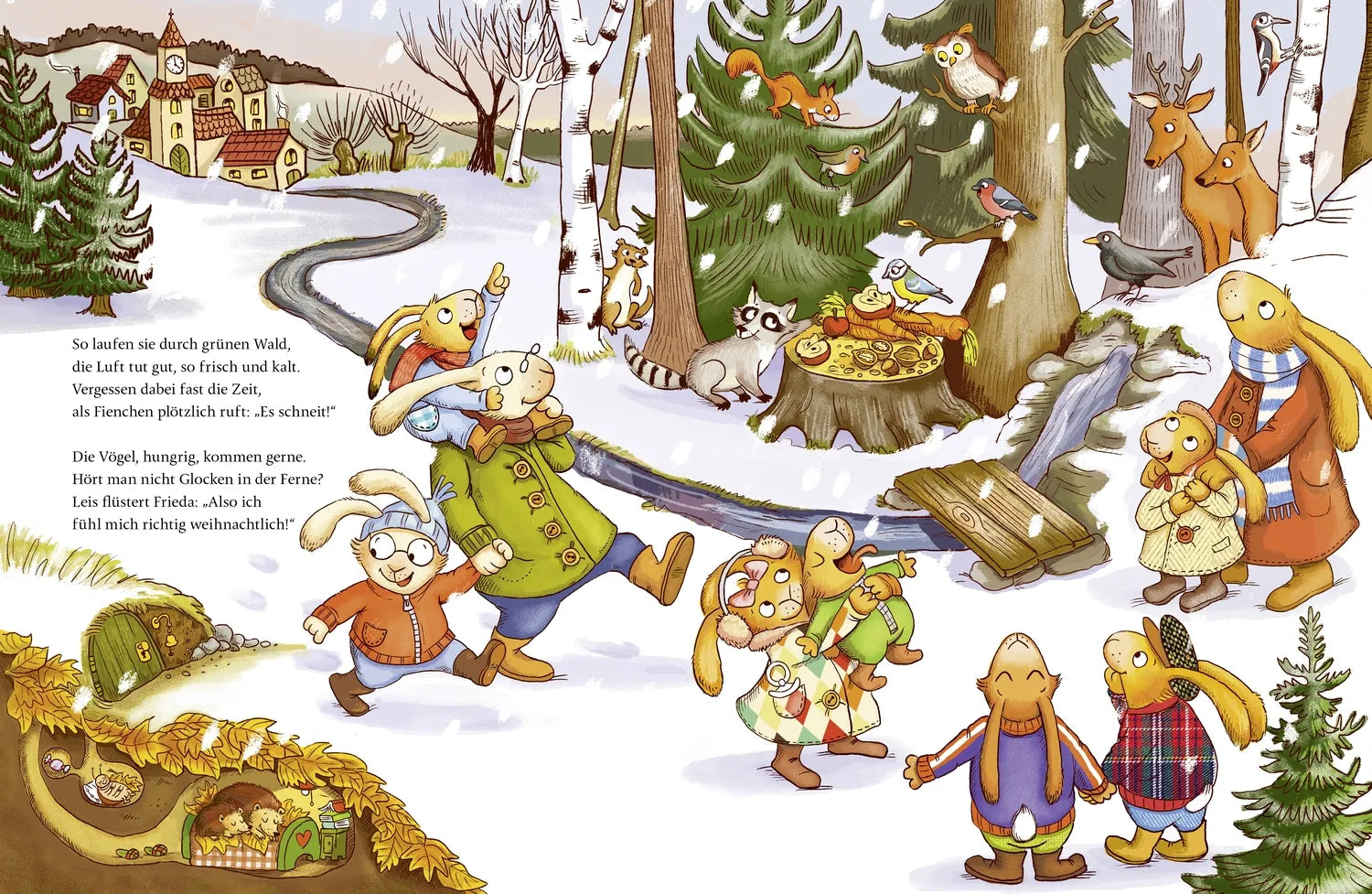 Abbildung von 'Wenn sieben kleine Weihnachtshasen mit Schwung durch die Adventszeit rasen'