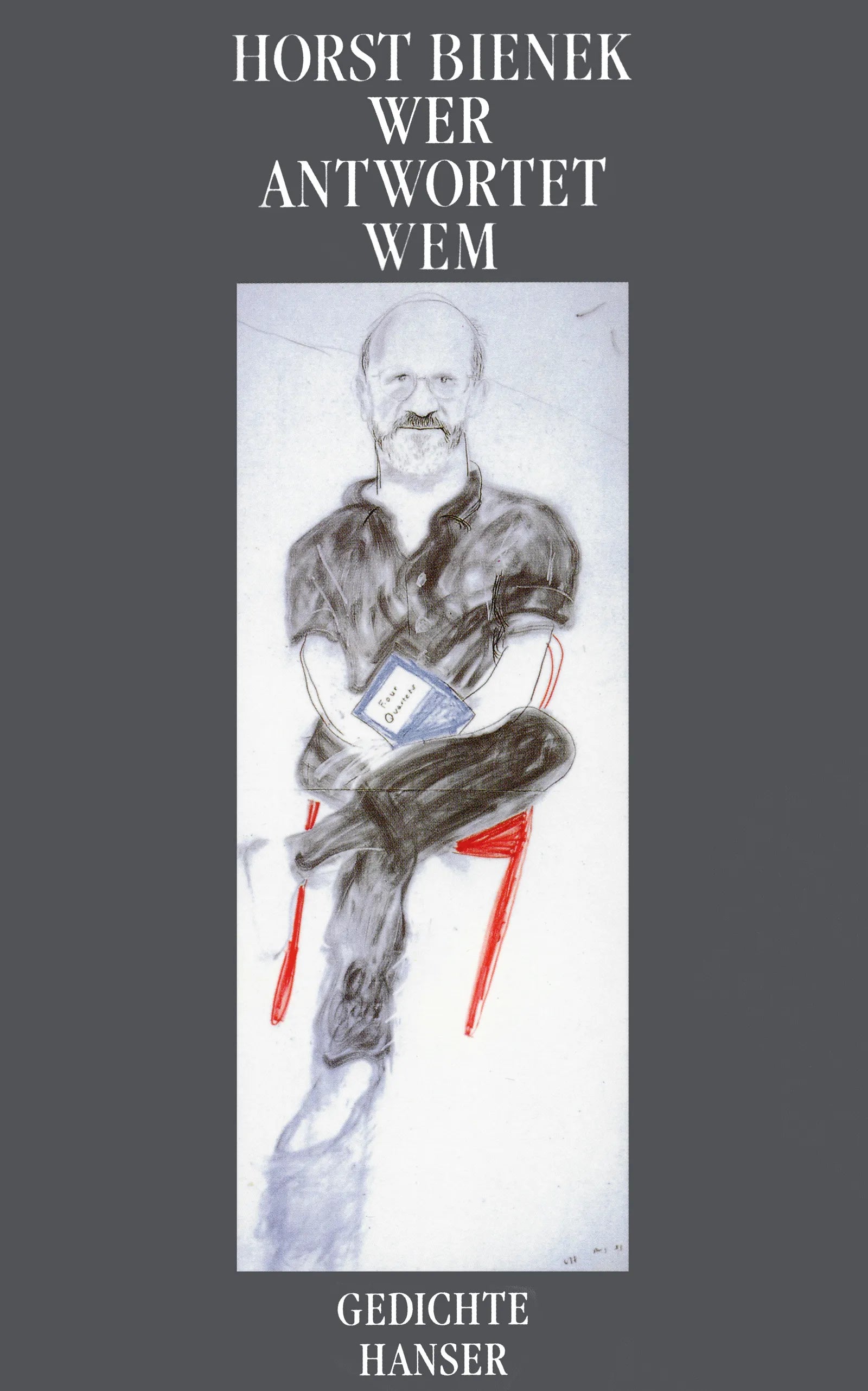 Buchcover von 'Wer antwortet wem' - Gebundene Ausgabe von Horst Bienek