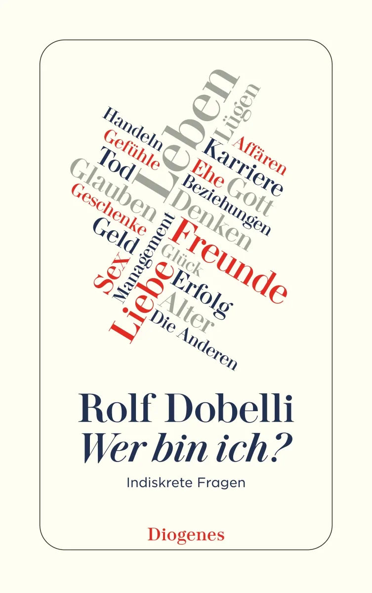 Buchcover von 'Wer bin ich?' - Taschenbuch von Rolf Dobelli